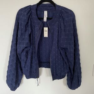 Anthropologie AMADI lightweight jacket - Navy blue